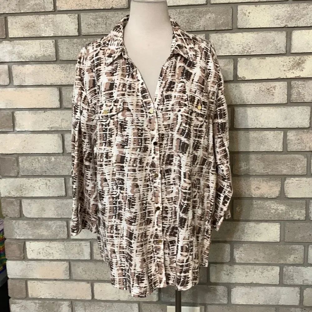 3for$20 button front top size 16